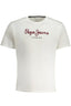 Pepe Jeans T-Shirt Herren – Weißes Basic aus 100% Baumwolle | soulluna.de Weiß