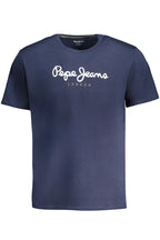 PEPE JEANS HERREN-KURZÄRMELIGES T-SHIRT BLAU