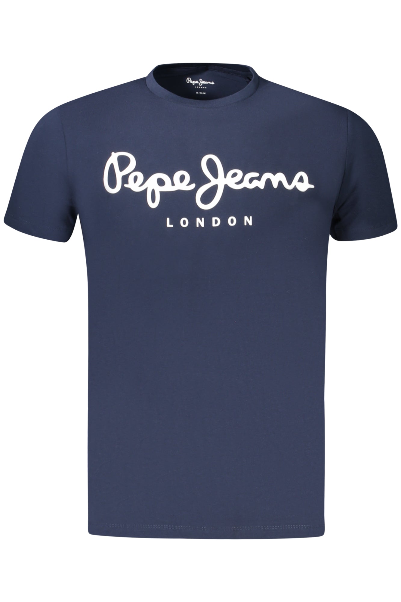 Pepe Jeans Kurzarm-T-Shirt Herren Weiss – Slim Fit aus nachhaltiger Baumwolle Blau