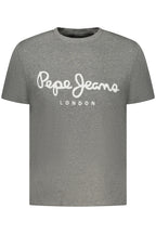 PEPE JEANS Herren-T-Shirt mit kurzen Ärmeln, Grau