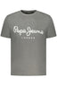 PEPE JEANS Herren-T-Shirt mit kurzen Ärmeln, Grau