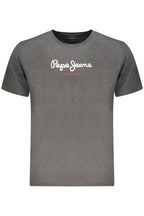 PEPE JEANS Herren-T-Shirt mit kurzen Ärmeln, Grau