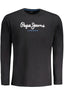PEPE JEANS Herren Langarmshirt Schwarz