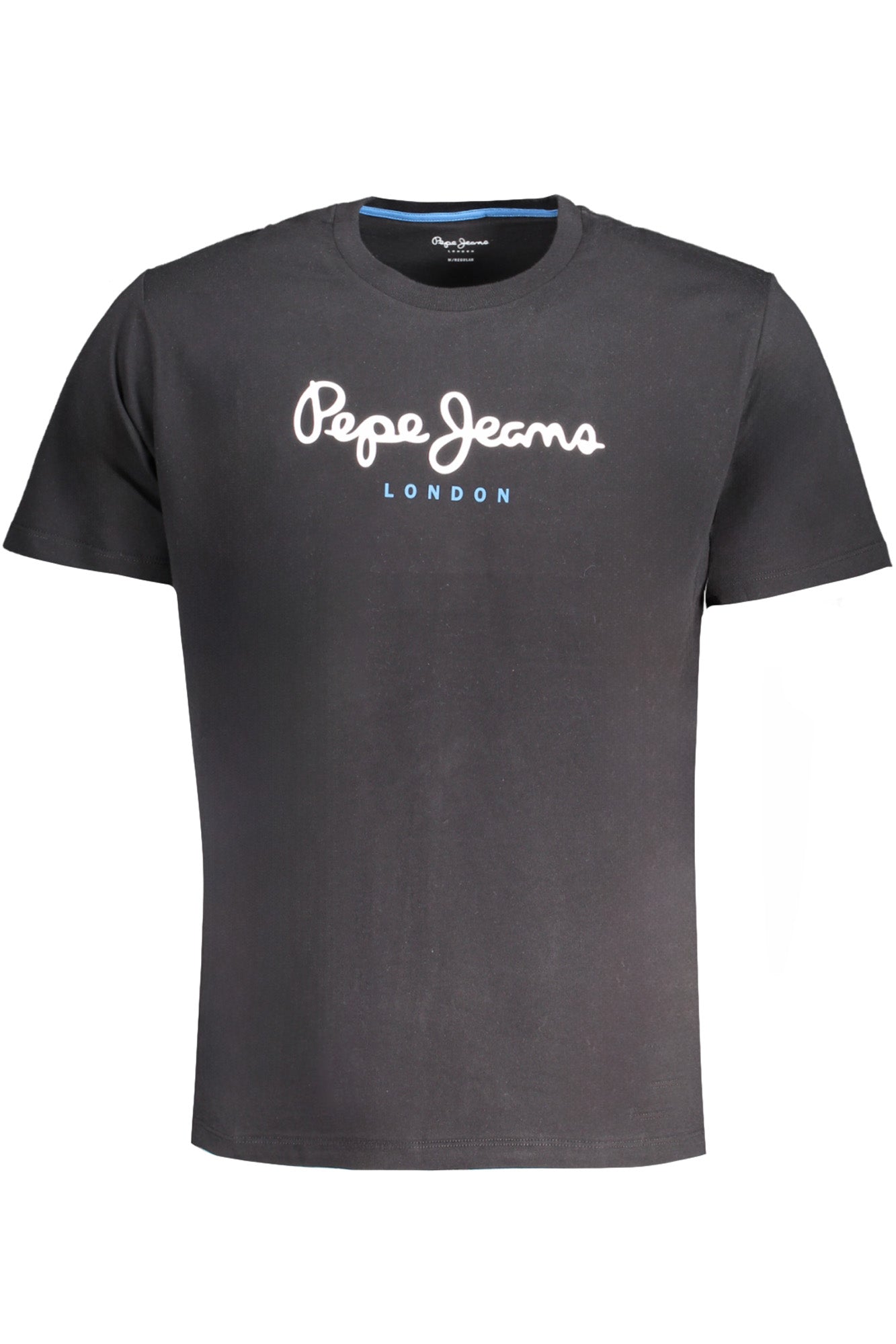Pepe Jeans T-Shirt Herren – Weißes Basic aus 100% Baumwolle | soulluna.de Schwarz
