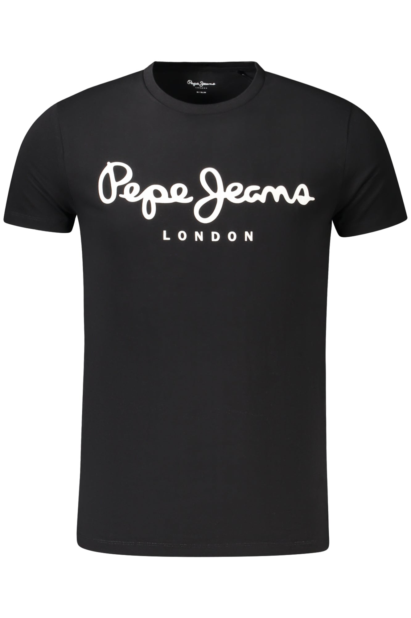 Pepe Jeans Kurzarm-T-Shirt Herren Weiss – Slim Fit aus nachhaltiger Baumwolle Schwarz