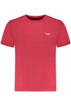 PEPE JEANS Herren-T-Shirt mit kurzen Ärmeln, Rot