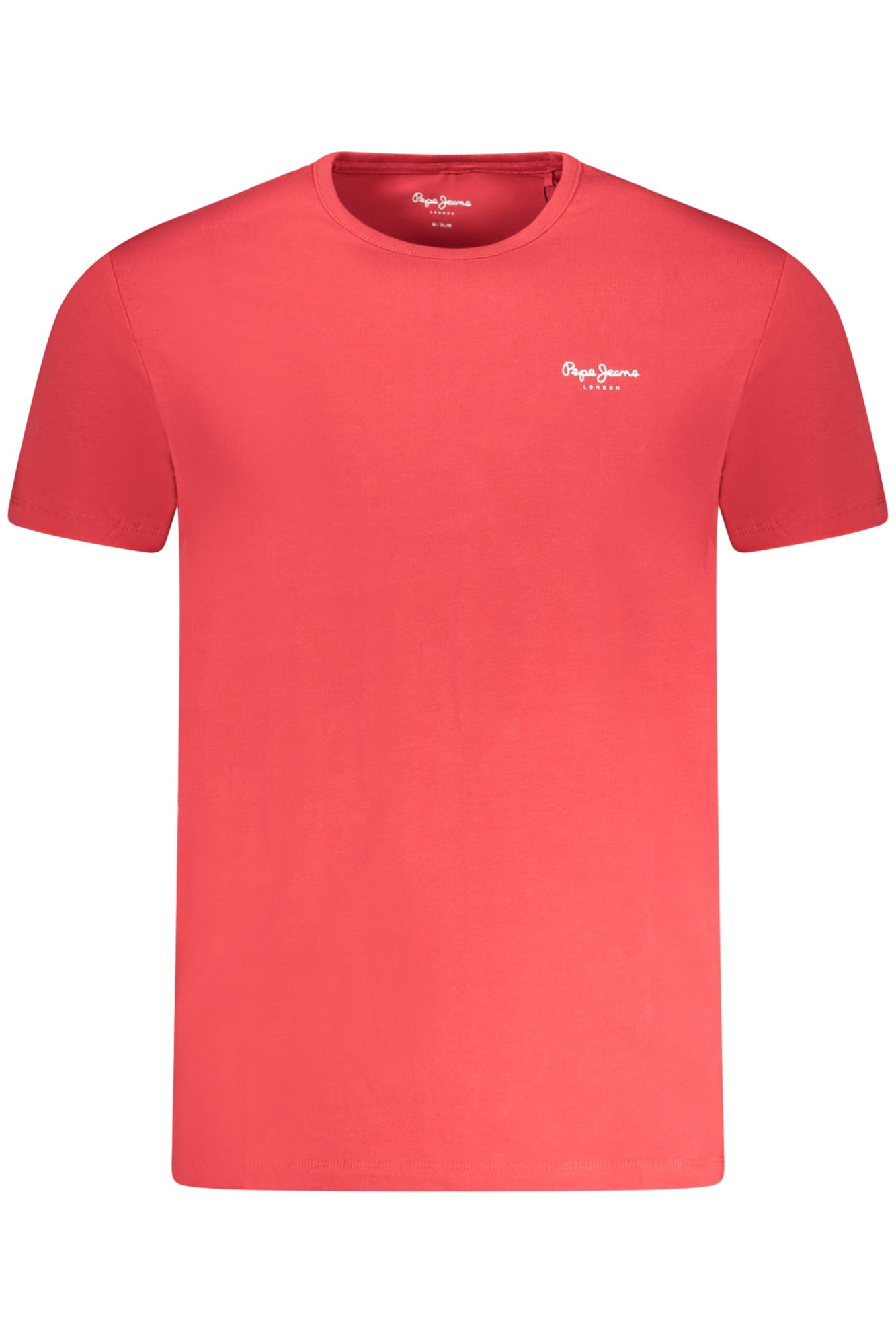 Pepe Jeans Kurzarm-T-Shirt Herren Weiss Rot