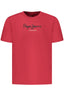 PEPE JEANS Herren-T-Shirt mit kurzen Ärmeln, Rot