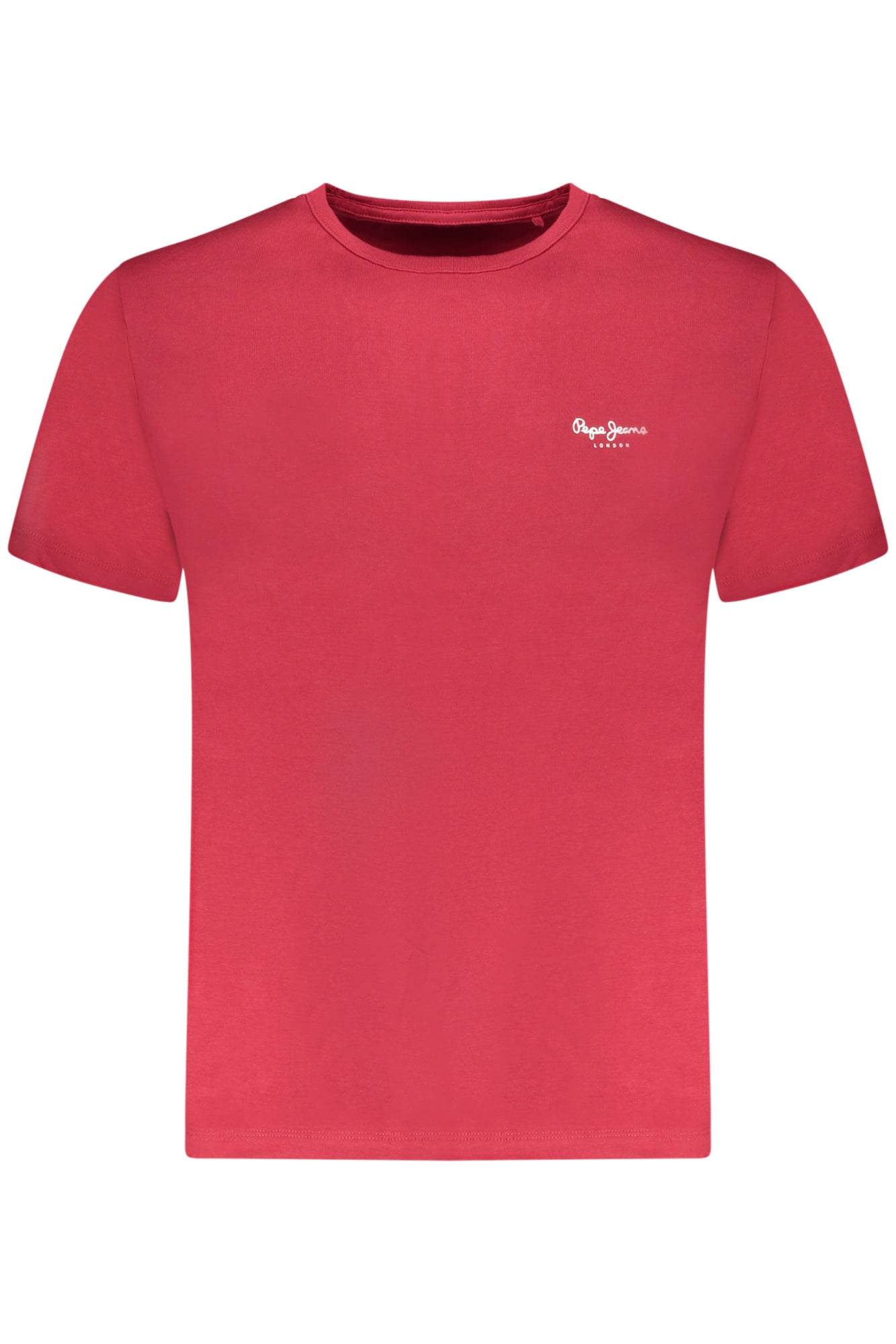 PEPE JEANS Herren-T-Shirt mit kurzen Ärmeln, Rot Rot