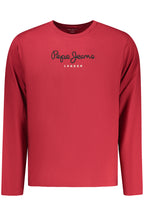 PEPE JEANS Herren Langarmshirt, Rot