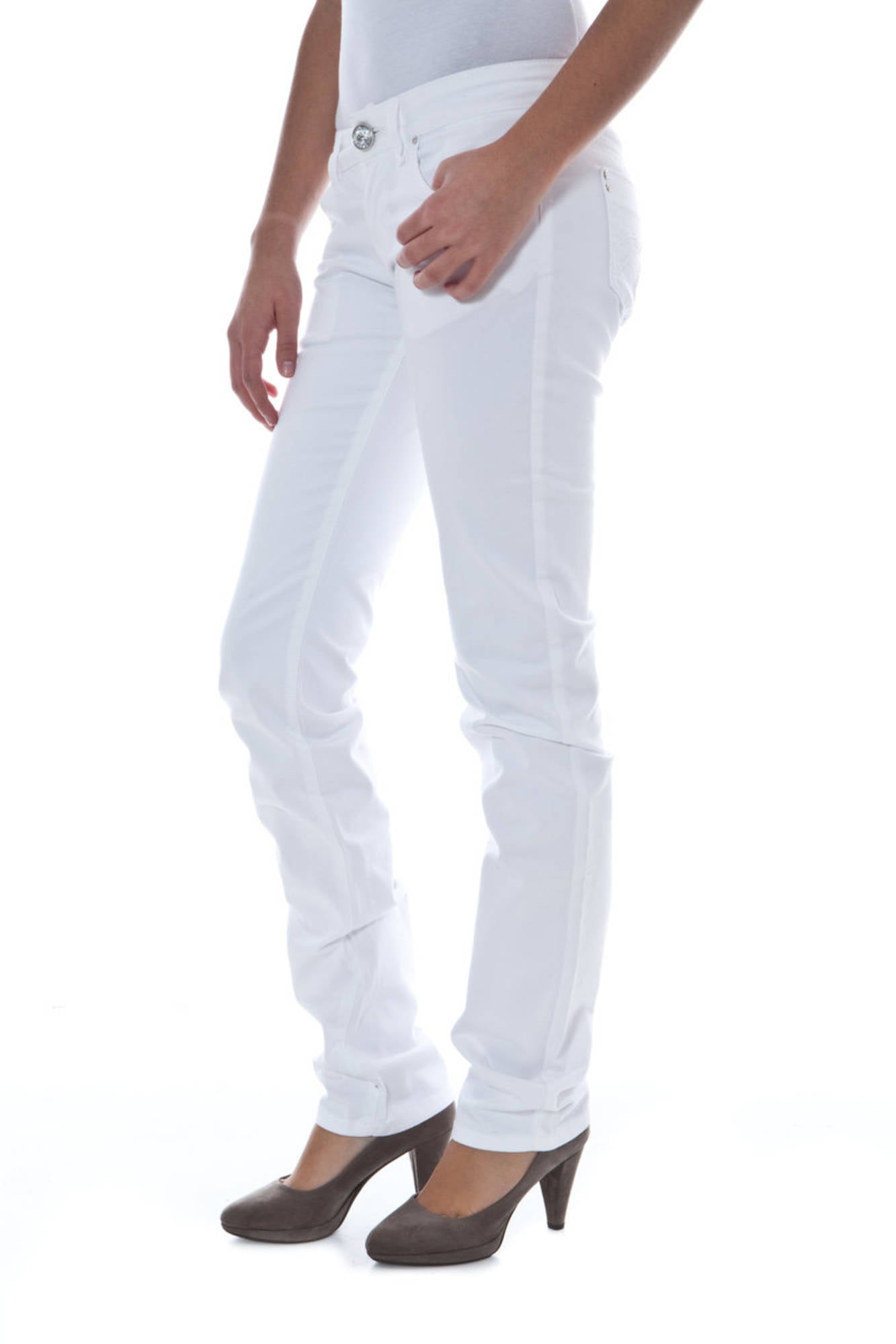 Phard Weisse Frauenhose Weiß