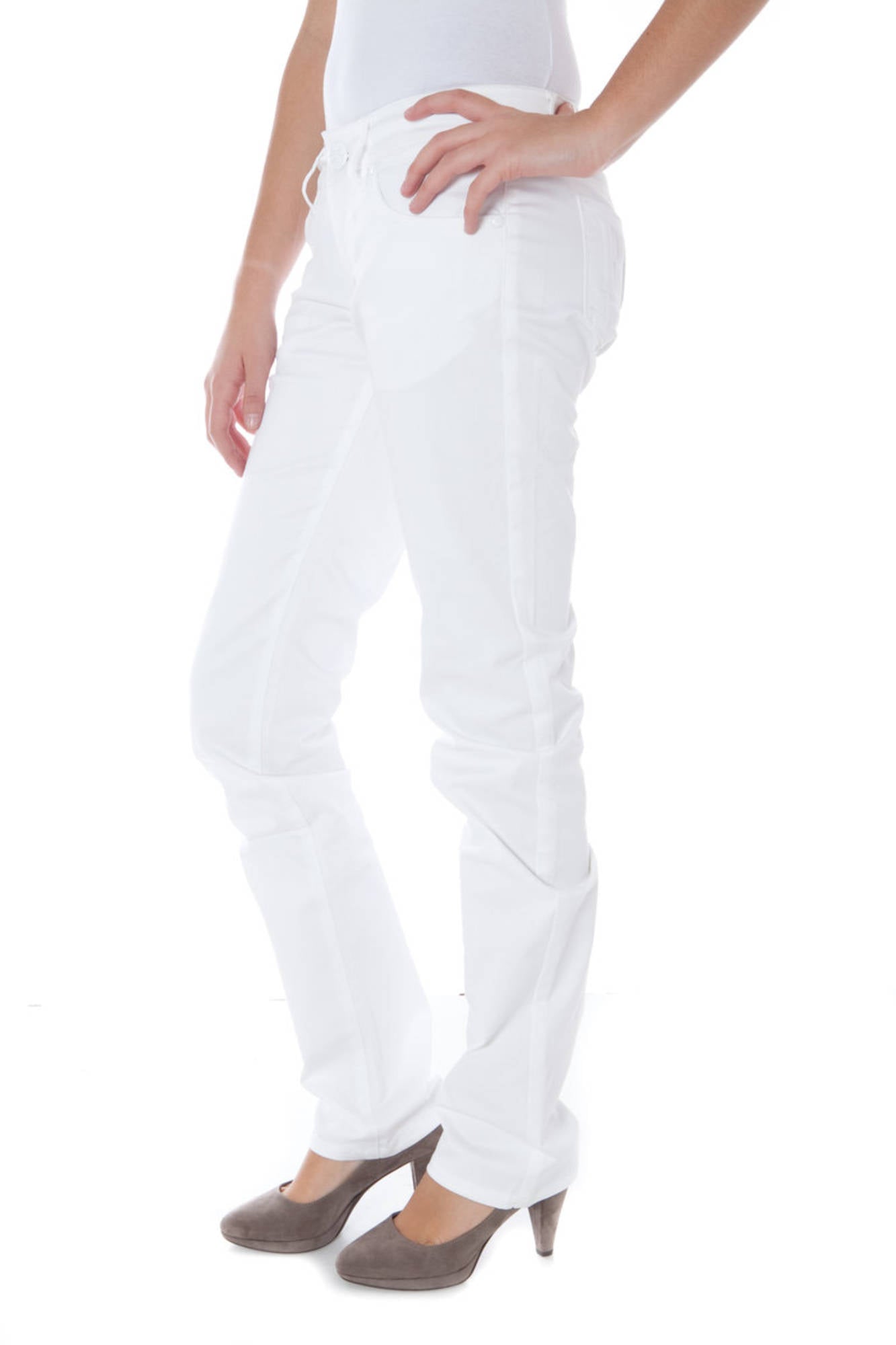 Phard Weisse Frauenhose Weiß