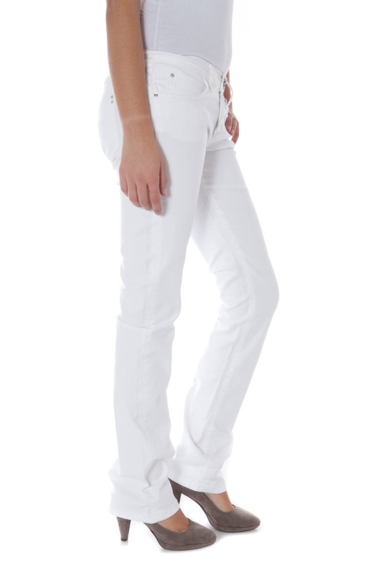 Phard Weisse Frauenhose Weiß