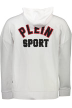 PLEIN SPORT SWEATSHIRT MIT REISSVERSCHLUSS HERREN WEISS