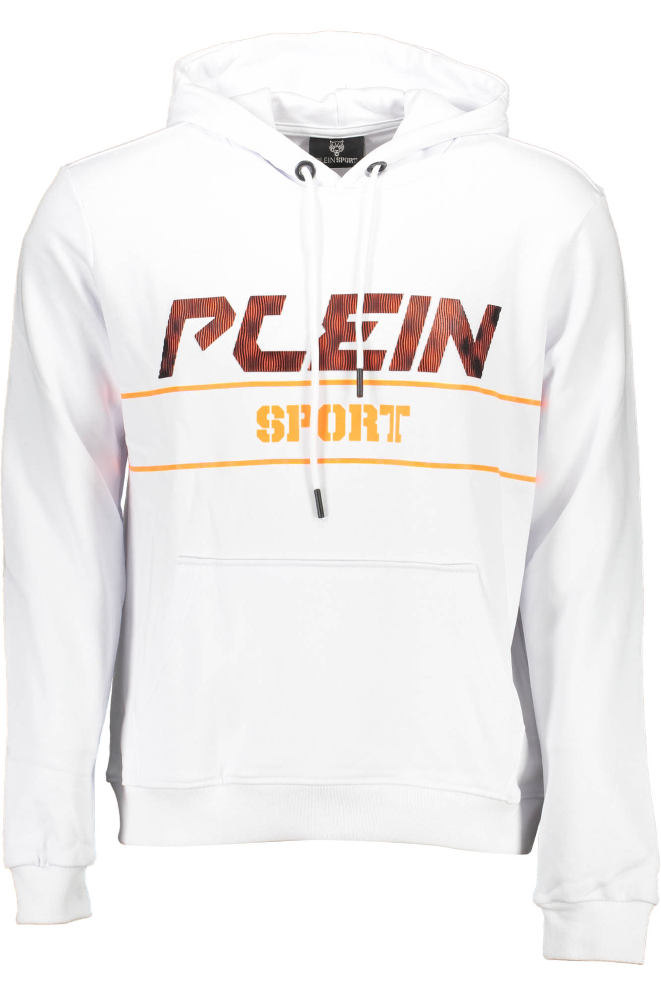 PLEIN SPORT Sweatshirt Herren – Kapuzenpullover aus Italien für Herbst/Winter Weiß