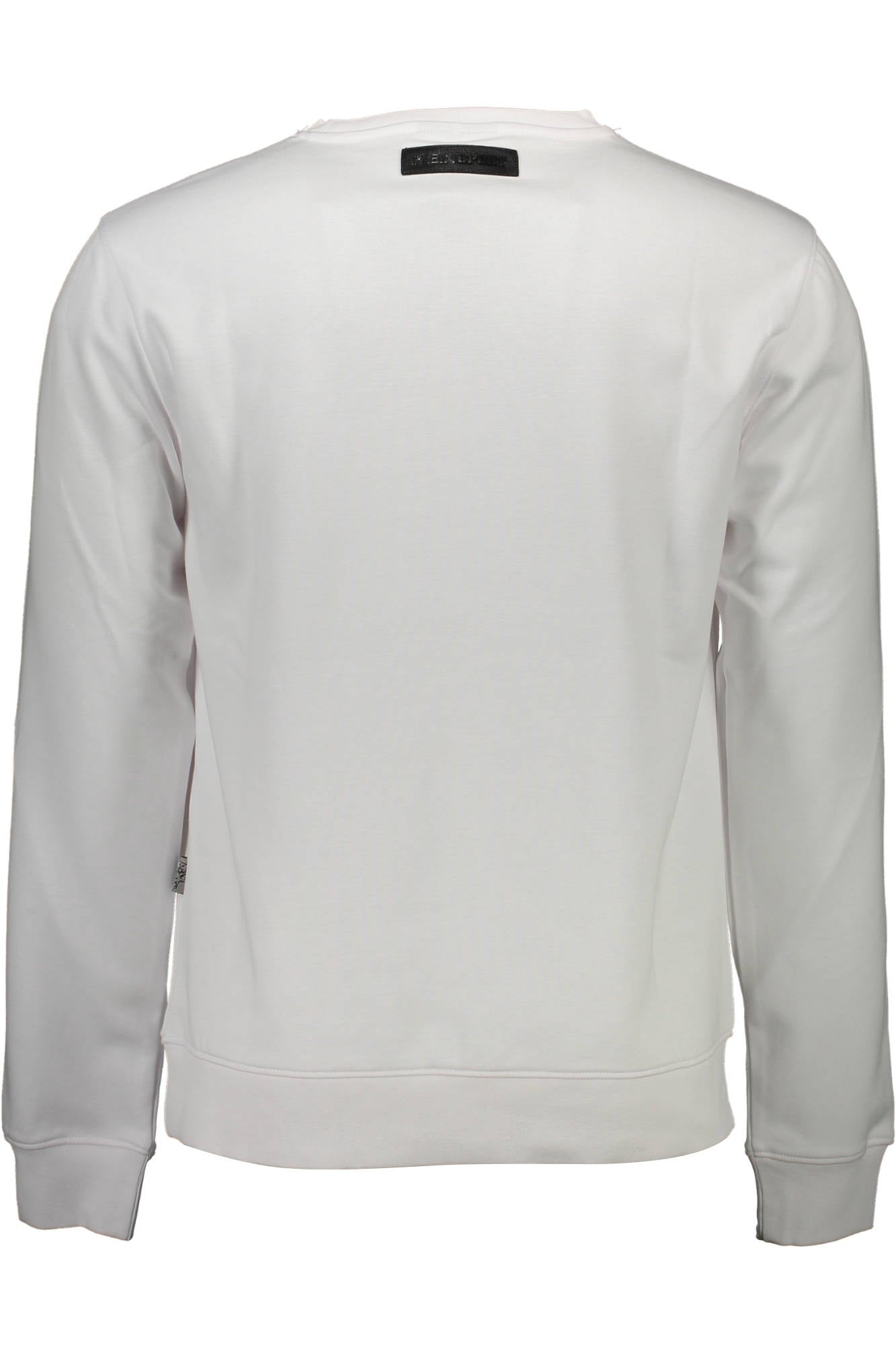 PLEIN SPORT Sweatshirt Herren Grau – Rundhalsausschnitt mit Kontrastdetails | soulluna.de Weiß