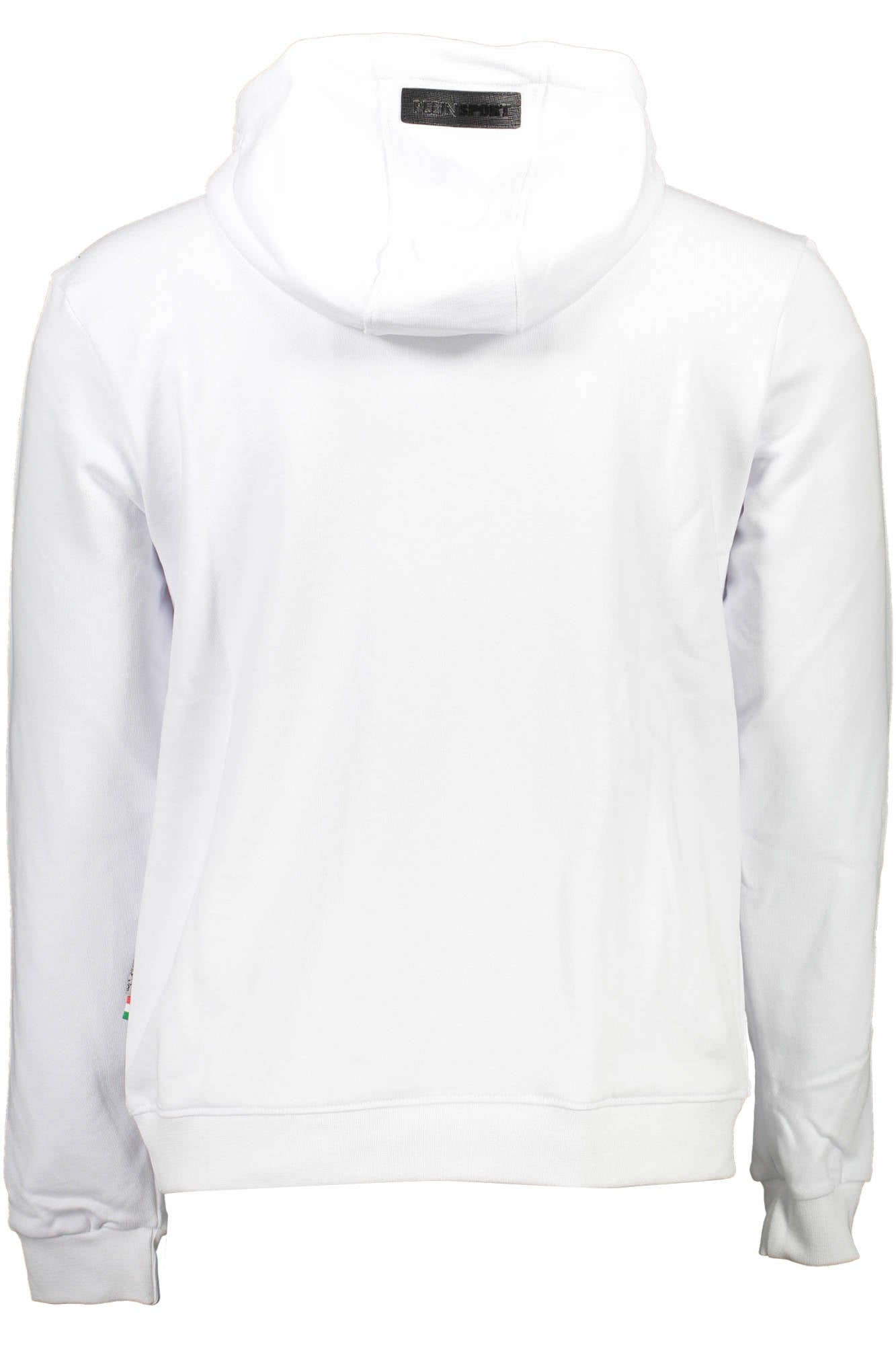 PLEIN SPORT Sweatshirt Herren – Kapuzenpullover aus Italien für Herbst/Winter Weiß