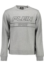 PLEIN SPORT SWEATSHIRT OHNE REISSVERSCHLUSS HERREN GRAU