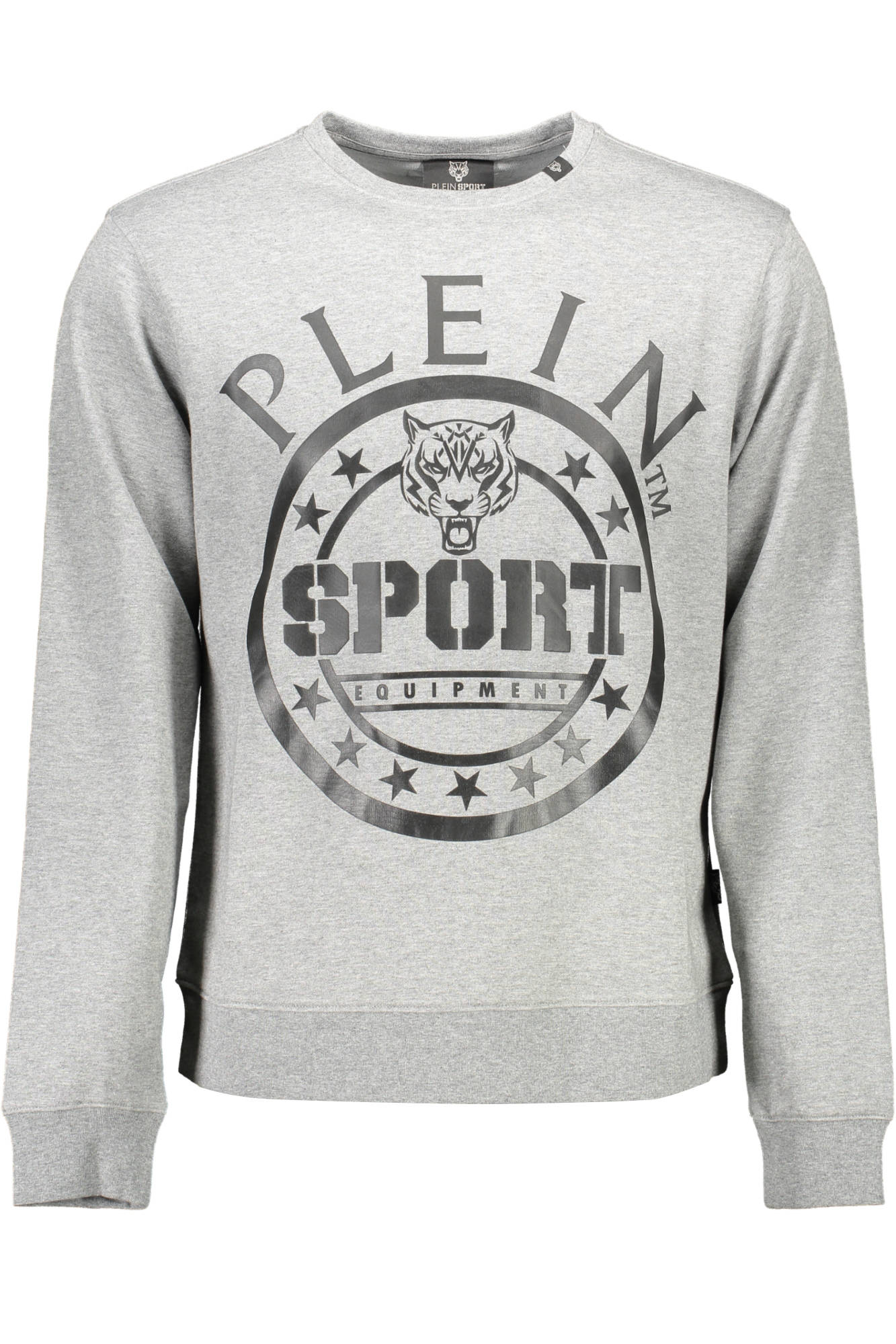 PLEIN SPORT Sweatshirt Herren Grün – Langarm mit Logo-Print für Herbst/Winter Grau