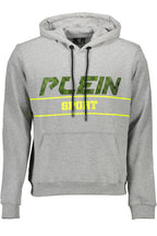 PLEIN SPORT SWEATSHIRT OHNE REISSVERSCHLUSS HERREN GRAU