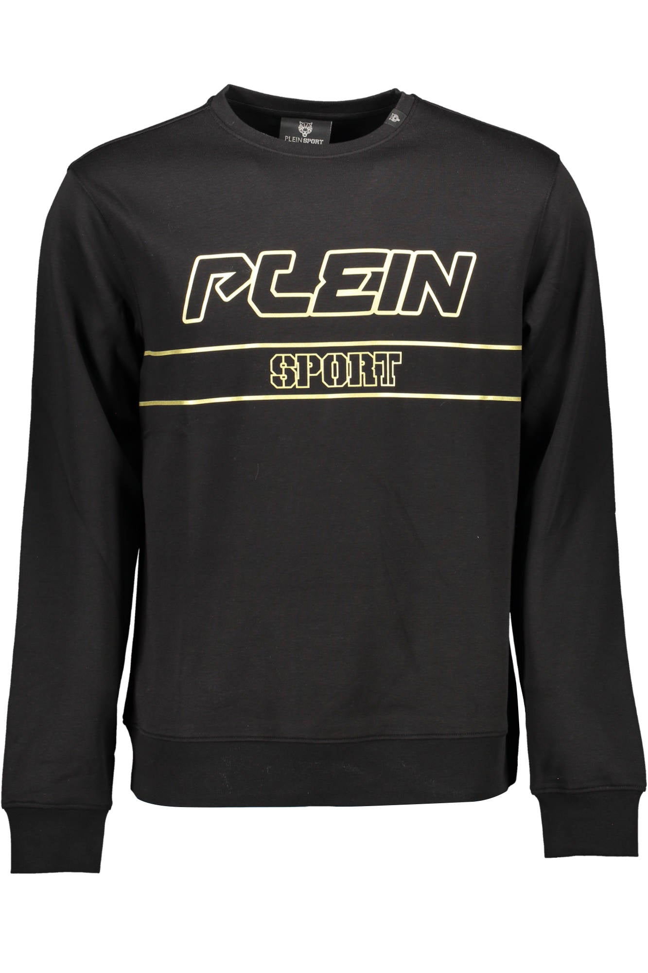 PLEIN SPORT Sweatshirt Herren mit Zip – Schwarzes Logo-Sweatshirt für Herbst/Winter Schwarz