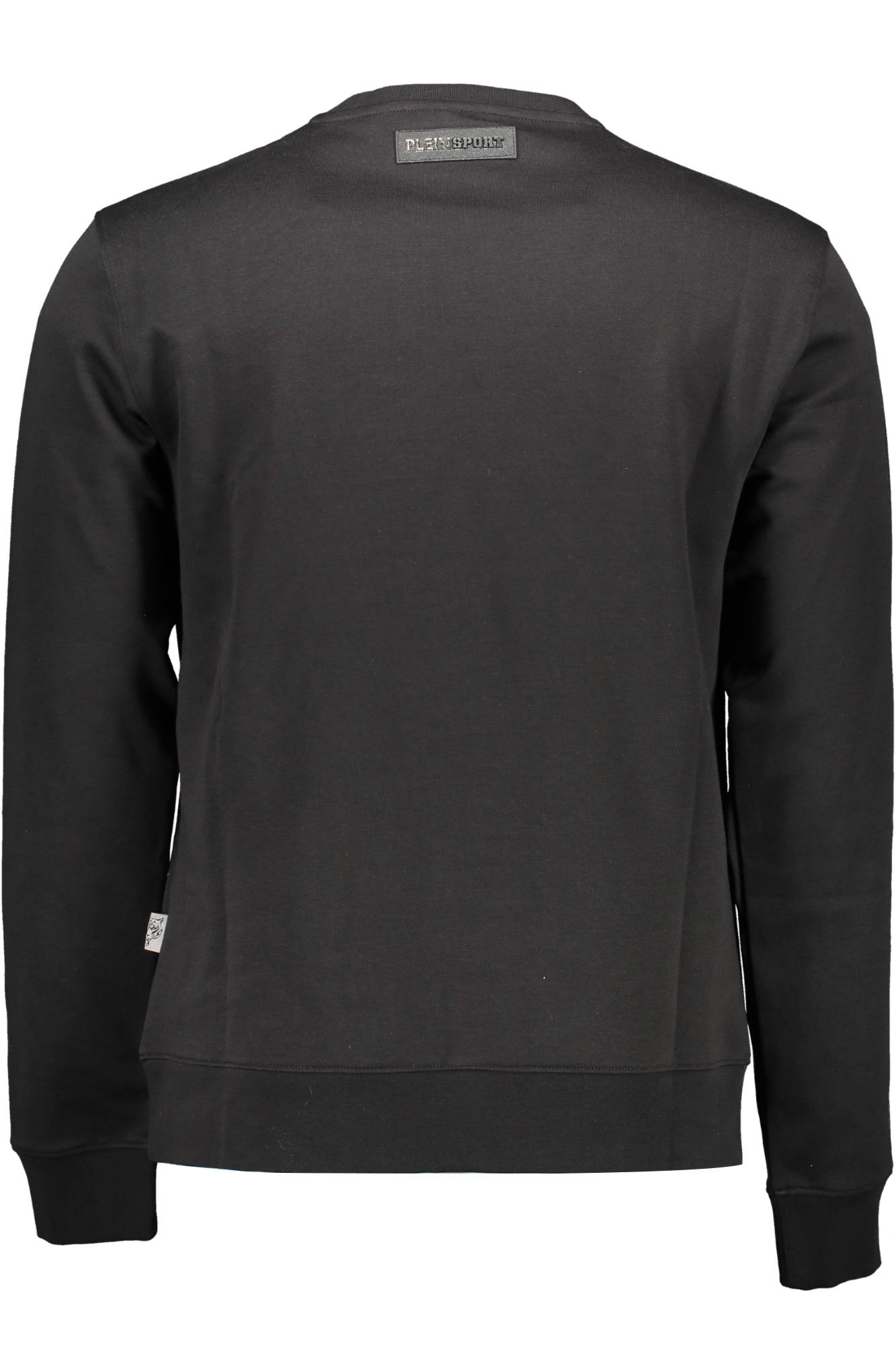 PLEIN SPORT Sweatshirt Herren Schwarz – Rundhalsausschnitt mit Kontrastdetails Schwarz