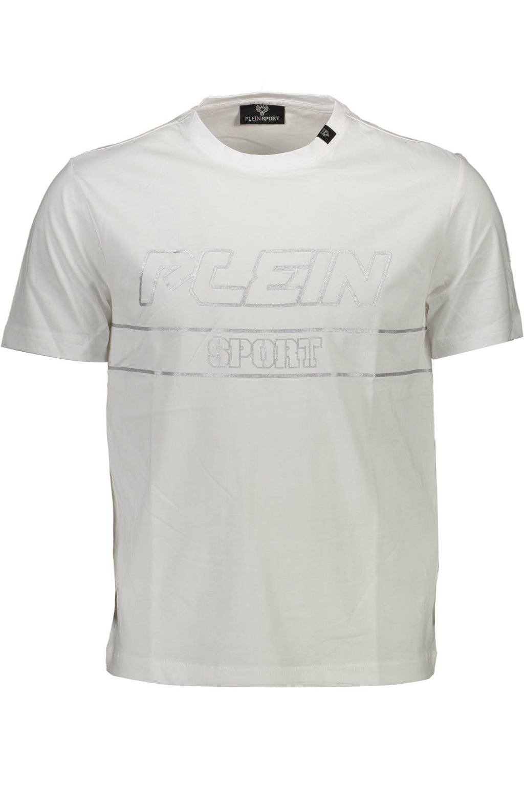PLEIN SPORT WEISSES KURZARM-T-SHIRT FÜR HERREN
