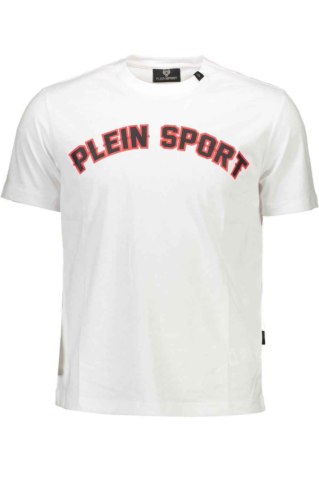 PLEIN SPORT WEISSES KURZARM-T-SHIRT FÜR HERREN