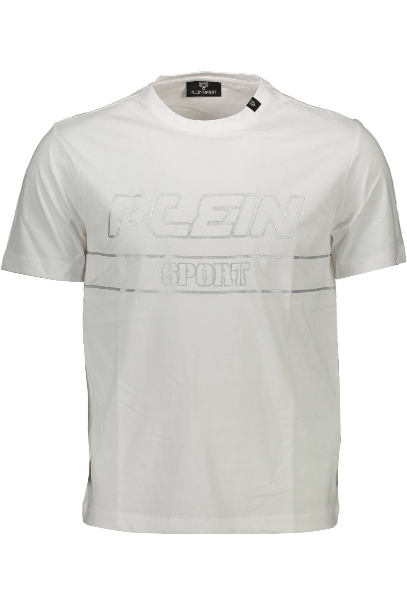 Plein Sport Weisses Kurzarm-T-Shirt Für Herren Weiß