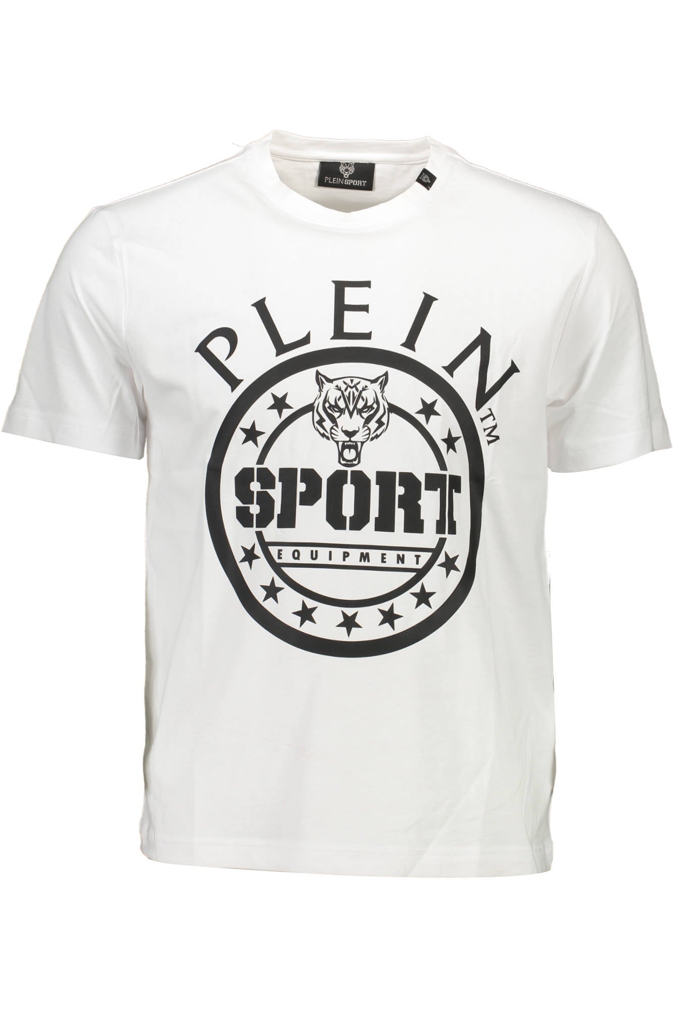 PLEIN SPORT WEISSES KURZARM-T-SHIRT FÜR HERREN