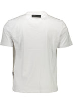 PLEIN SPORT WEISSES KURZARM-T-SHIRT FÜR HERREN