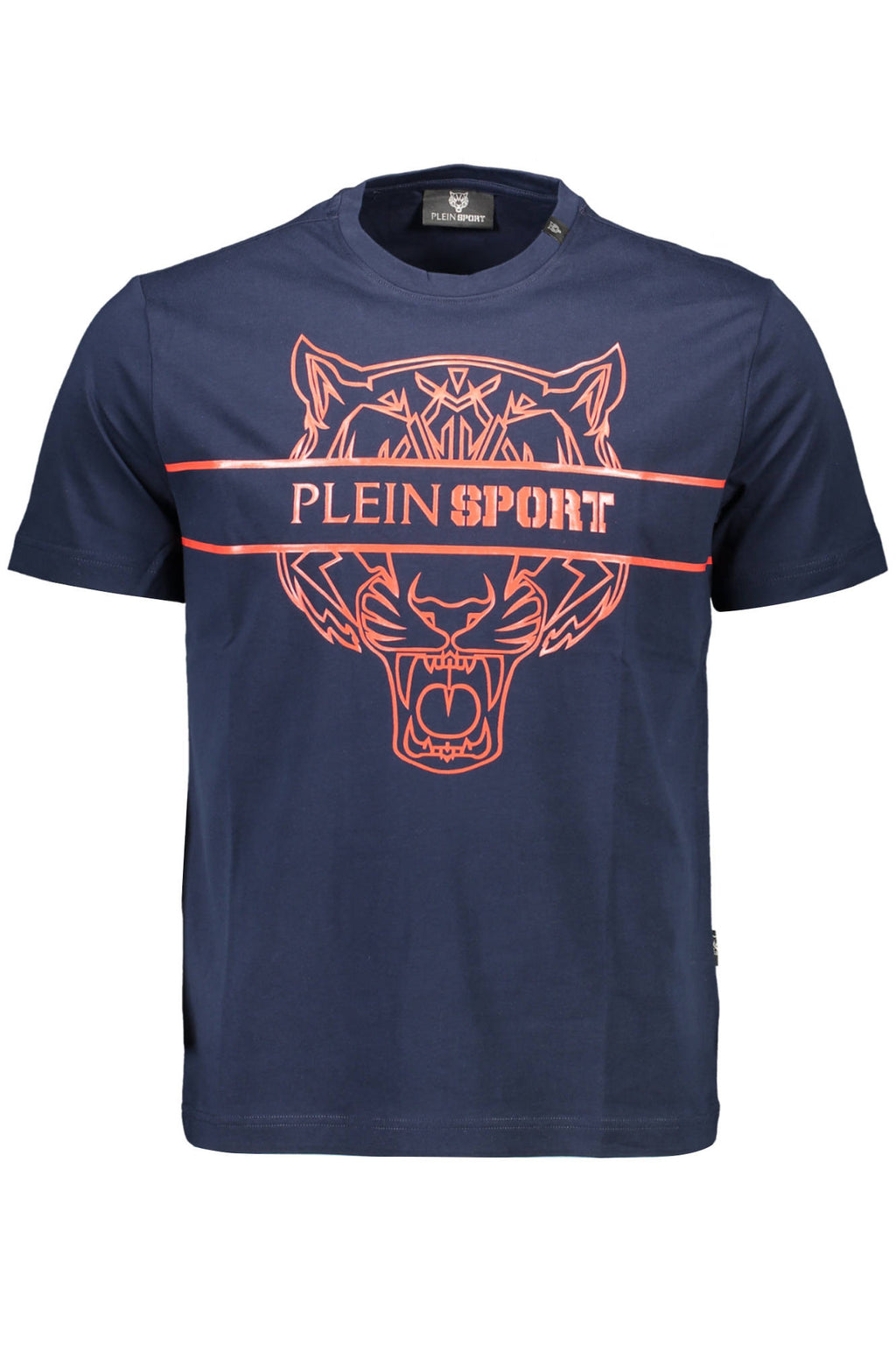 PLEIN SPORT KURZARM-T-SHIRT HERREN BLAU