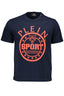 PLEIN SPORT KURZARM-T-SHIRT HERREN BLAU