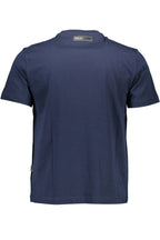 PLEIN SPORT KURZARM-T-SHIRT HERREN BLAU