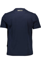 PLEIN SPORT KURZARM-T-SHIRT HERREN BLAU