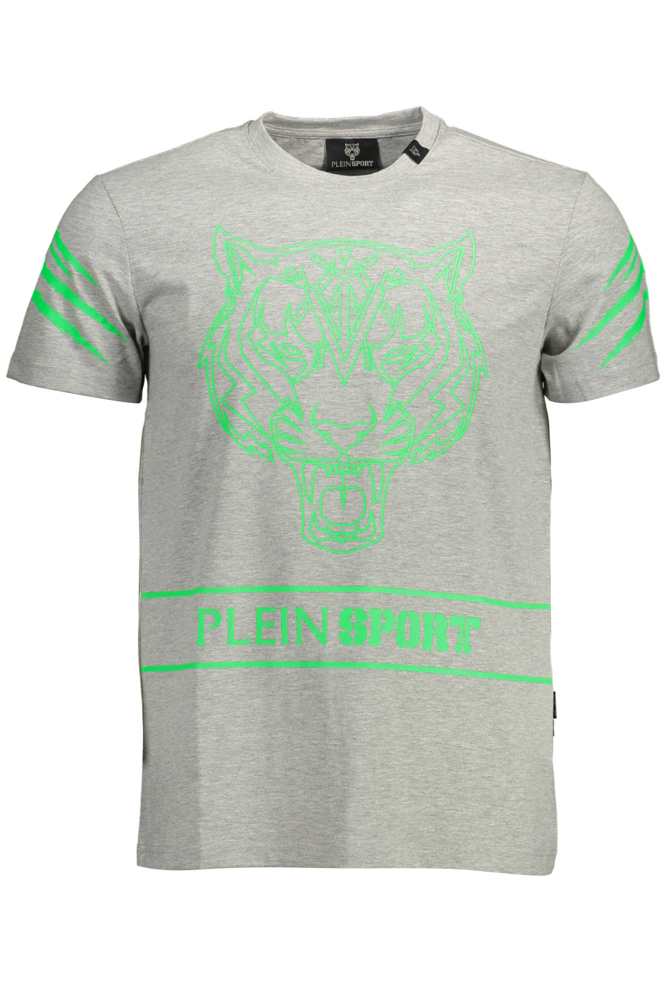 PLEIN SPORT Kurzarm-T-Shirt Herren Grau – Italienische Qualität für Freizeit & Sport Grau