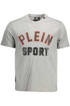 PLEIN SPORT KURZARM T-SHIRT HERREN GRAU