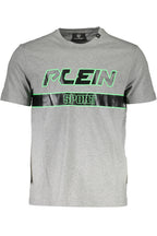 PLEIN SPORT KURZARM-T-SHIRT HERREN GRAU