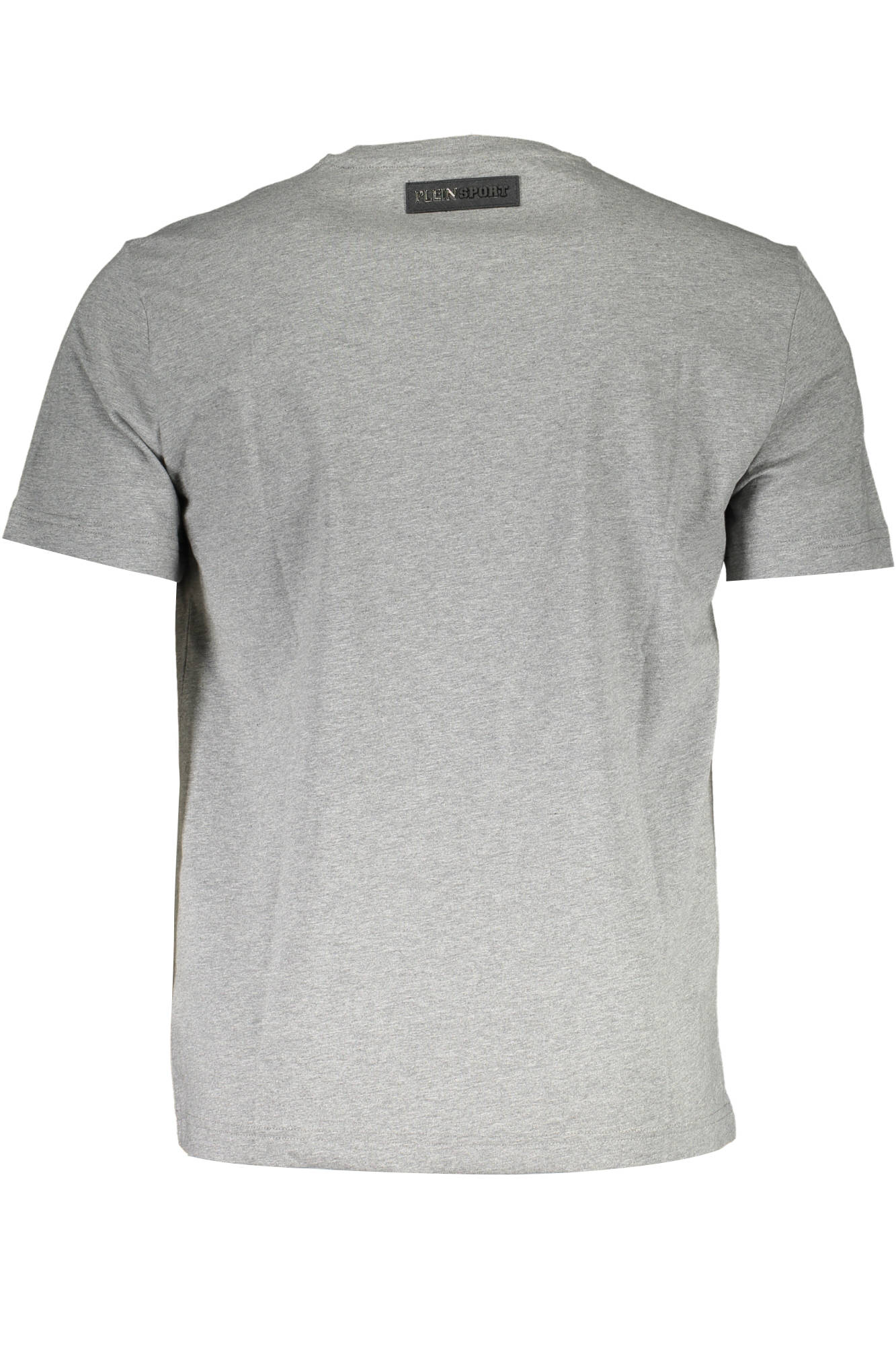 PLEIN SPORT Kurzarm T-Shirt Herren Grau – V-Ausschnitt mit Logo | soulluna.de Grau