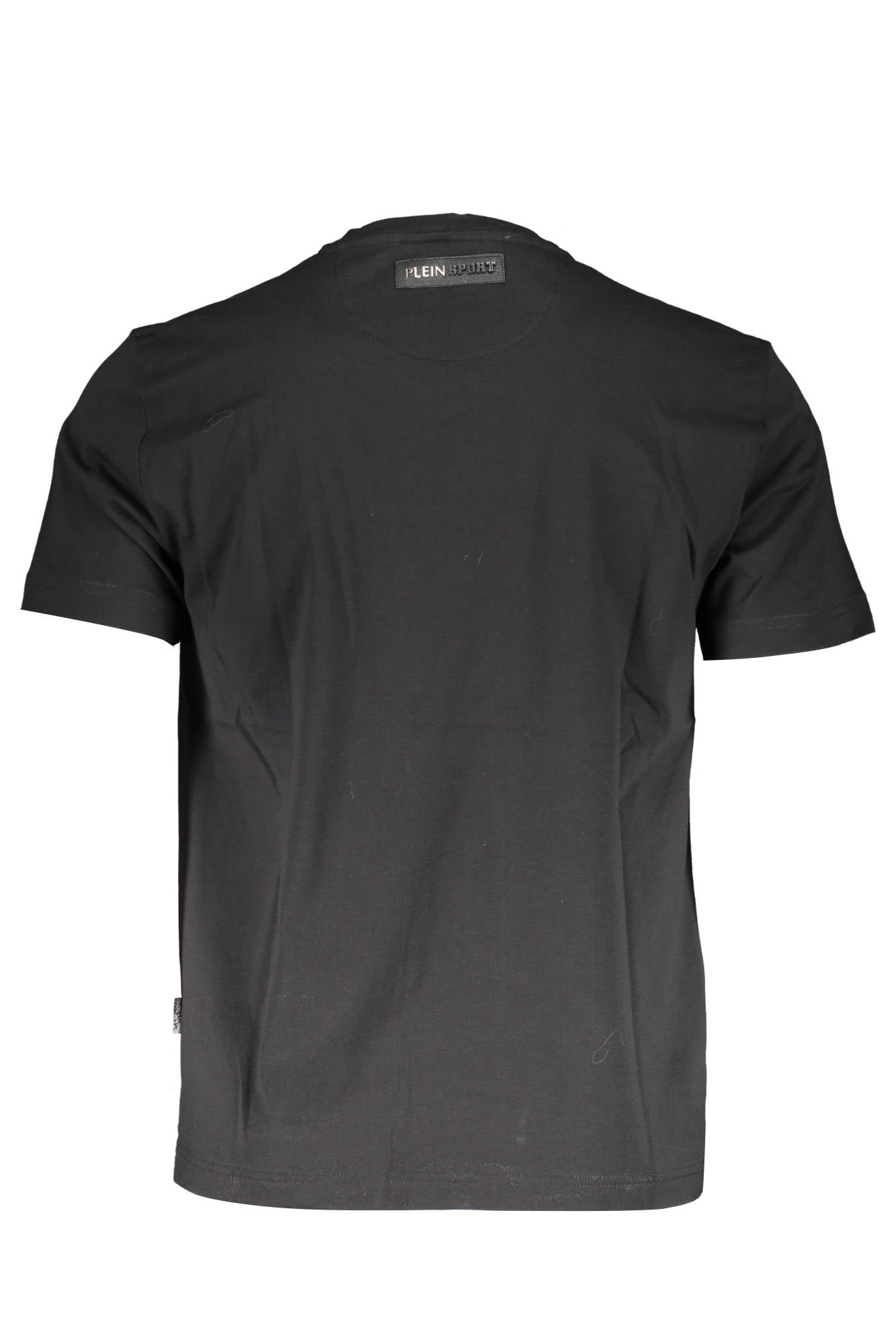 PLEIN SPORT Kurzarm T-Shirt Herren Grau – V-Ausschnitt mit Logo | soulluna.de Schwarz
