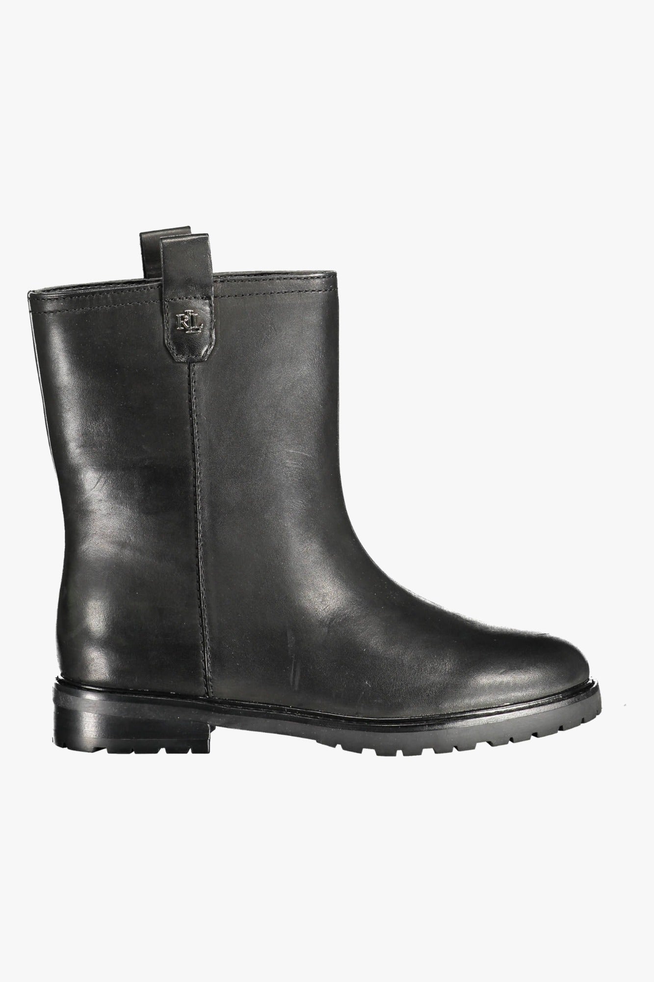 RALPH LAUREN Damen Stiefeletten Schwarz – Kontrastierende Details für Herbst/Winter Schwarz