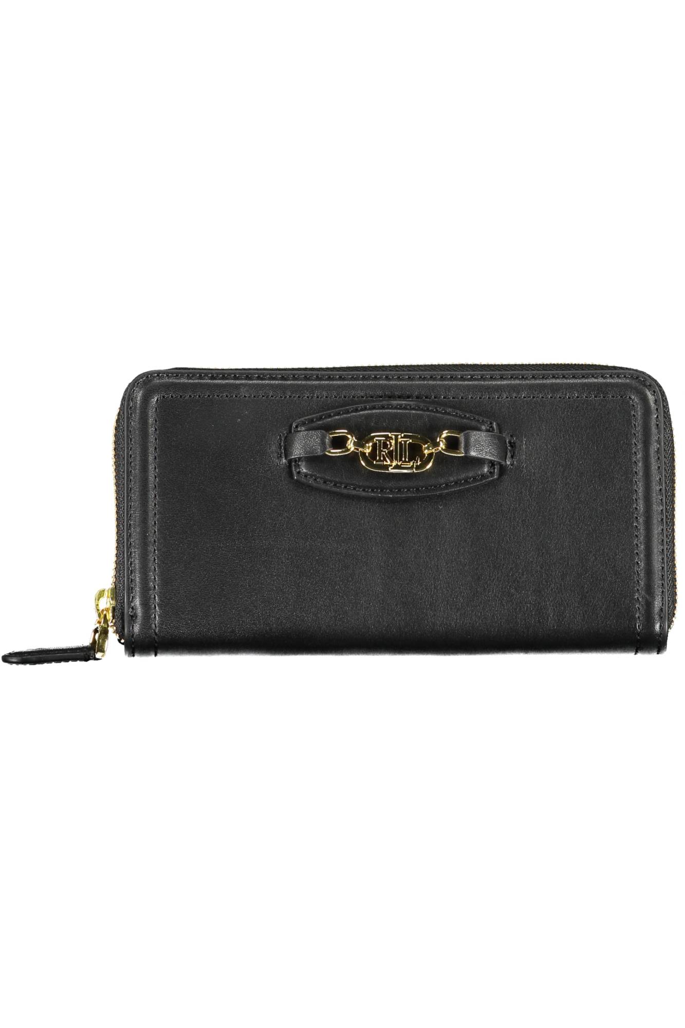 RALPH LAUREN Damengeldbörse Schwarz – Elegante Portemonnaie mit Logo-Details Schwarz