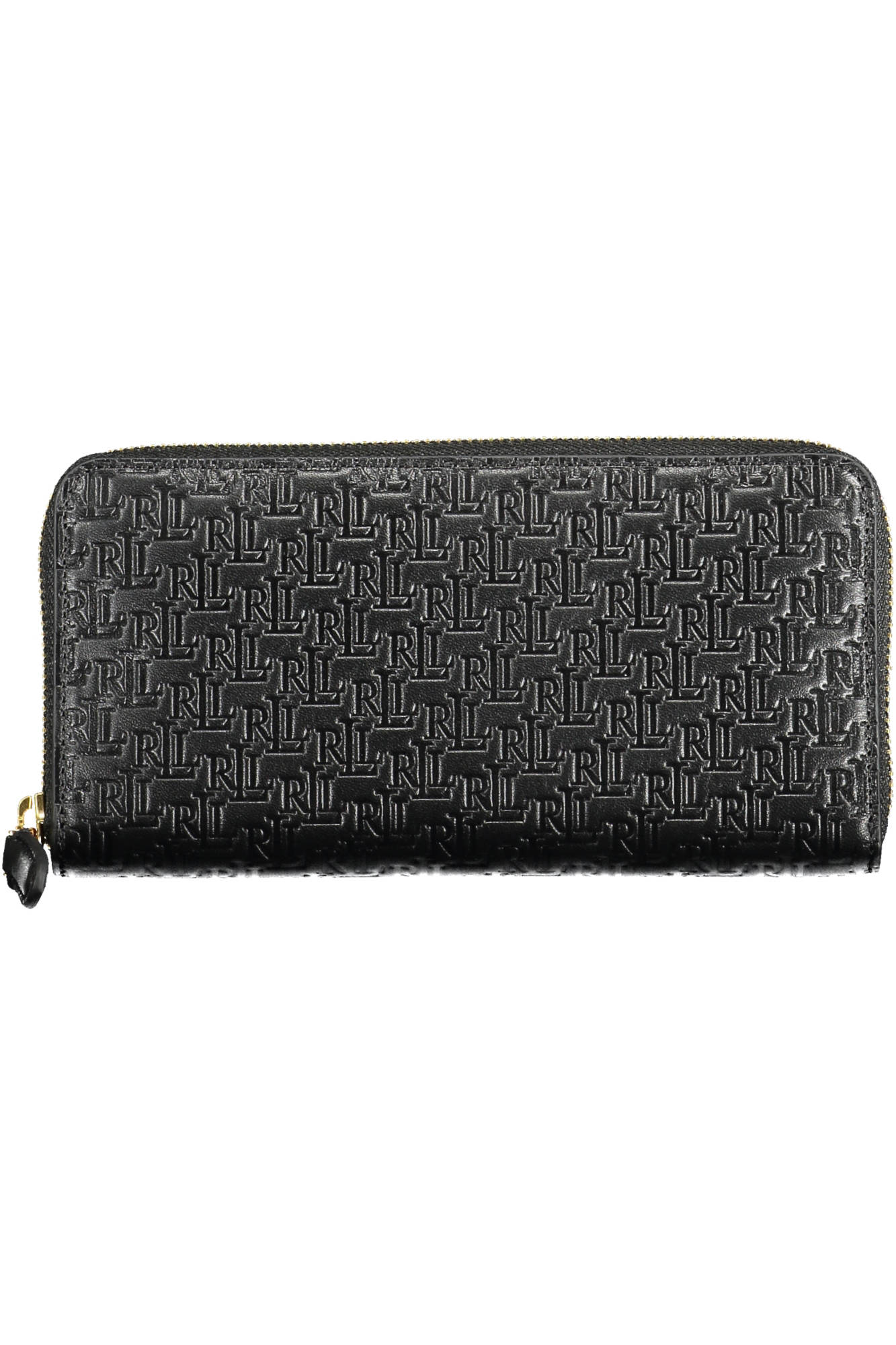 RALPH LAUREN Geldbörse Damen – Elegante Portemonnaie aus 100% Pelle für Herbst/Winter Schwarz