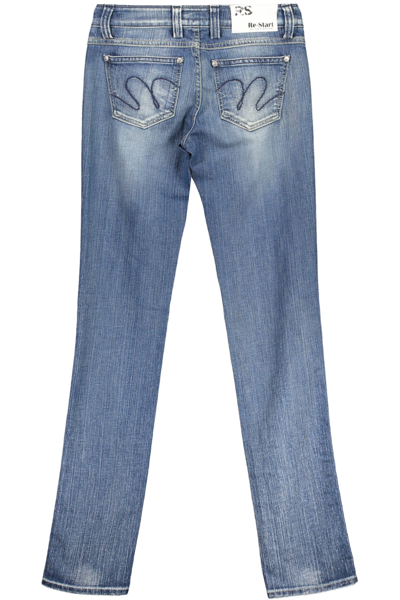 RE-START HELLBLAUE DAMEN-DENIMJEANS