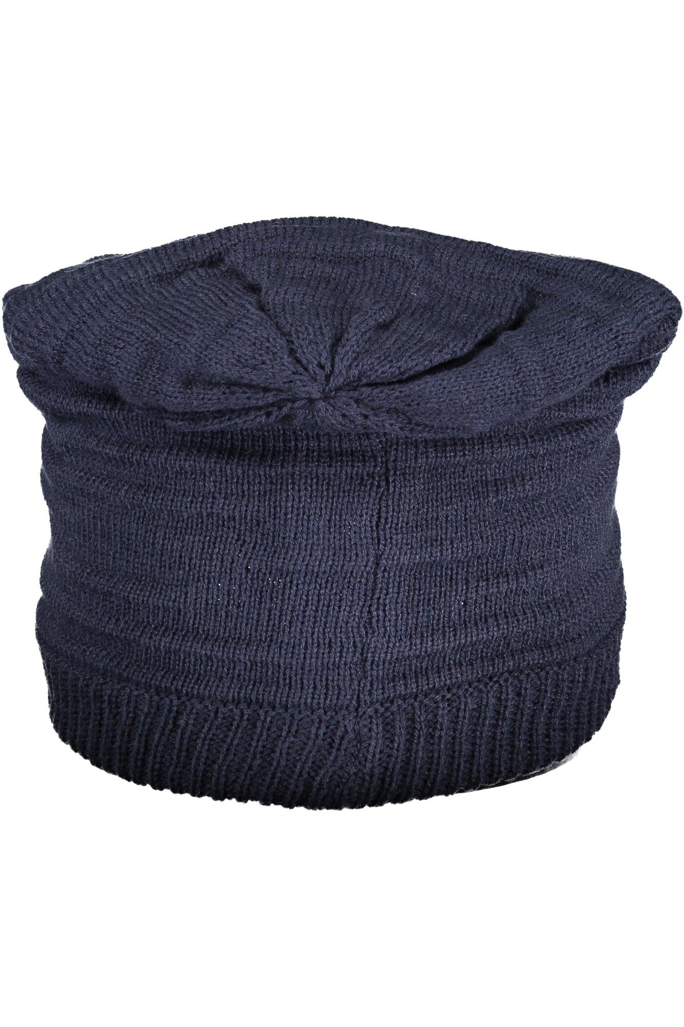 Blaue Strickmütze für Herren