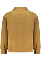 Herren-Langarmhemd mit Gewehrmotiv, braun