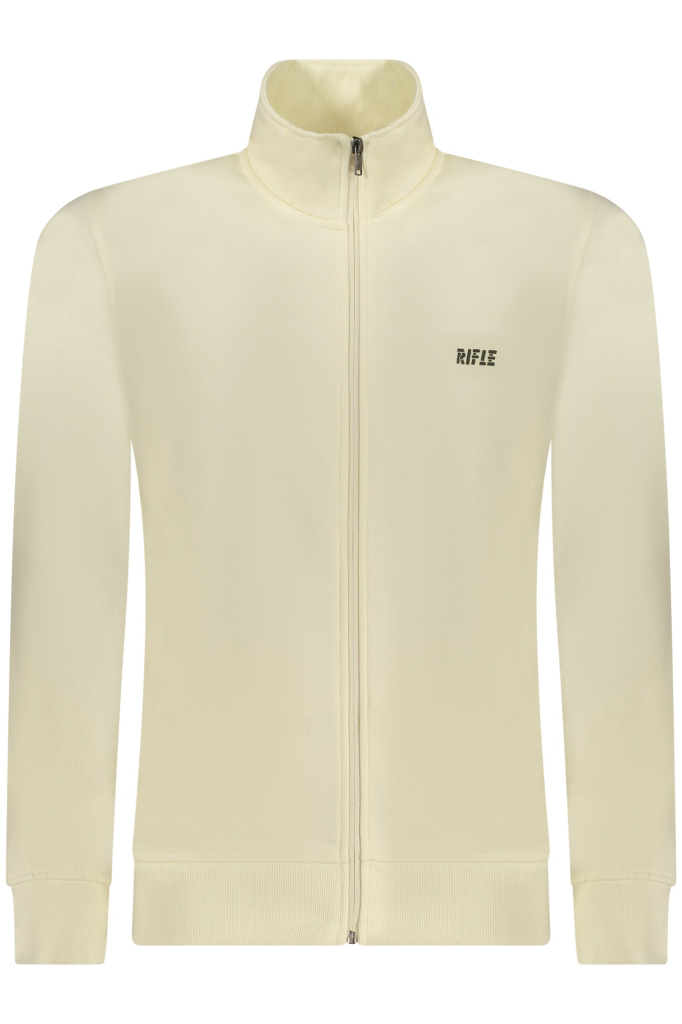 Rifle Herren-Sweatshirt Mit Reissverschluss Weiss Weiß Hauptbild