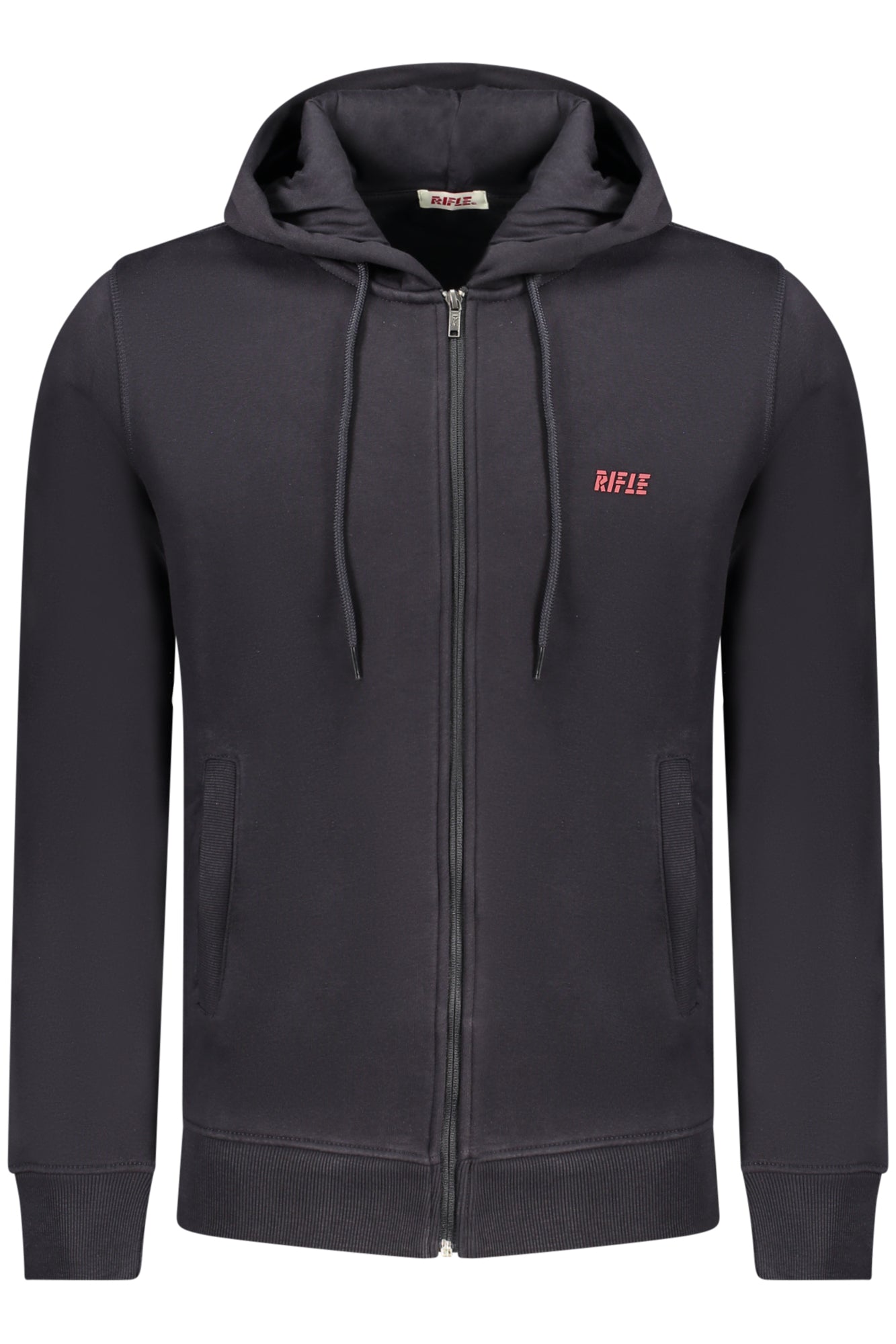 RIFLE Sweatshirt Herren mit Reißverschluss – Hoodie Grün für Herbst/Winter Blau