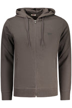 RIFLE Herren-Sweatshirt mit Reißverschluss, grau