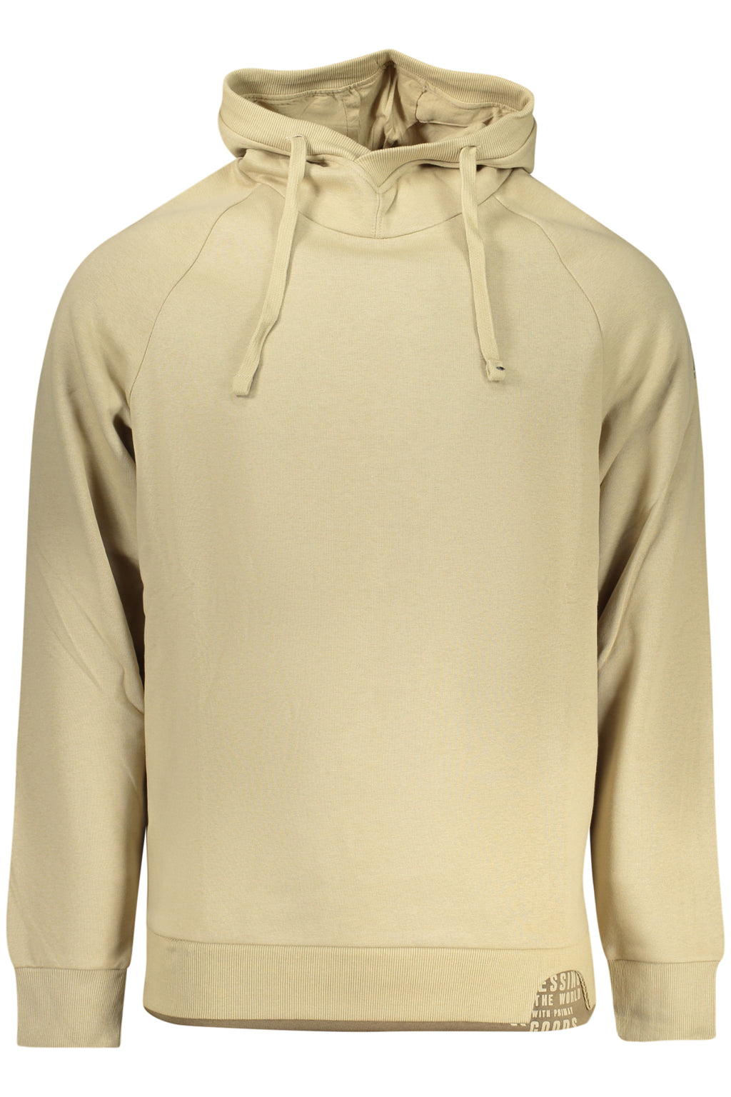 RIFLE Herren-Sweatshirt mit Reißverschluss, beige